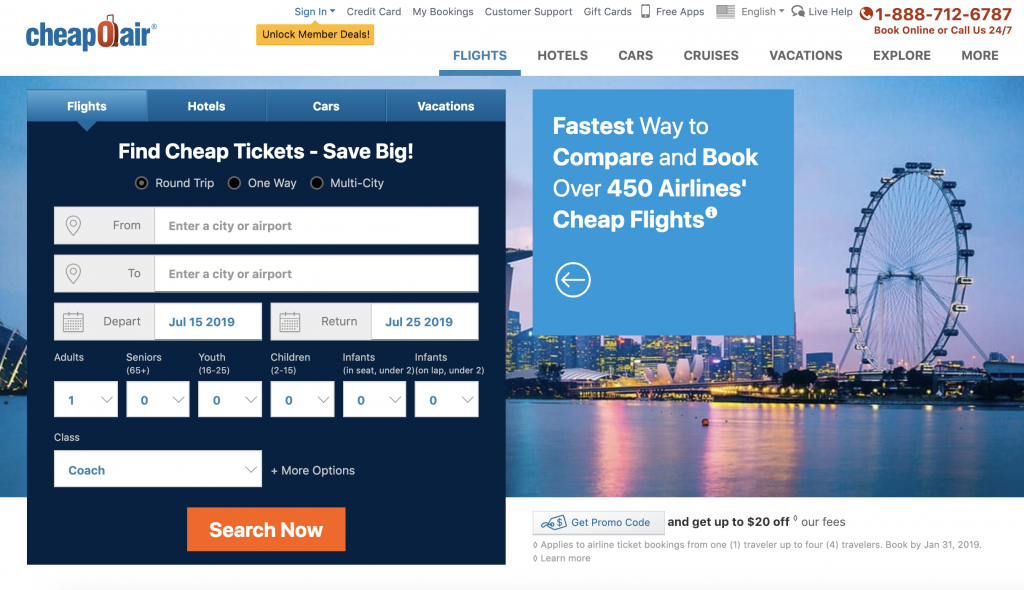 air ticket travel websites
