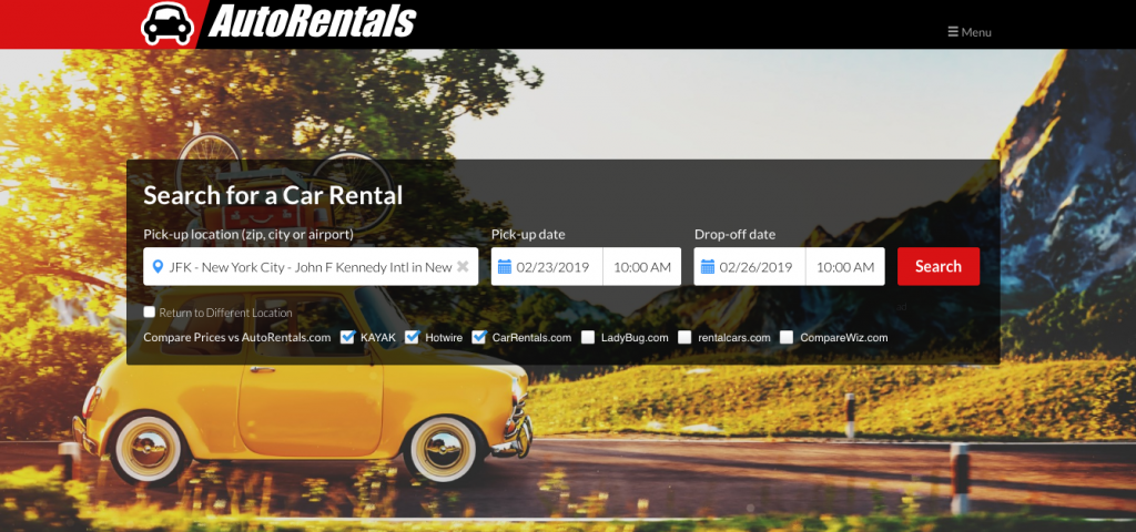 booking com car rentals reviews