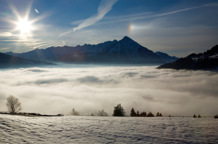 Snowshoeing in Switzerland