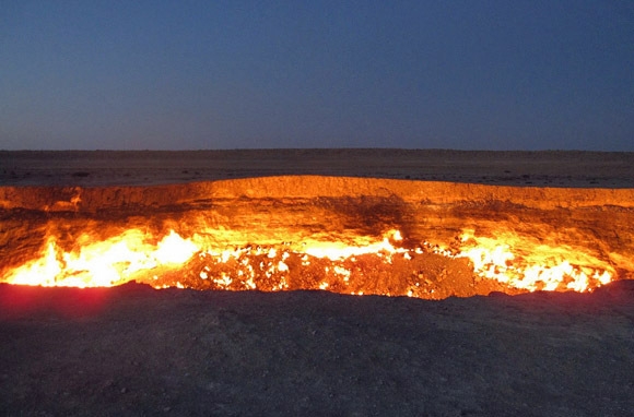 Hell's Door (Darvaza Gas Crater), Derweze, Turkmenistan