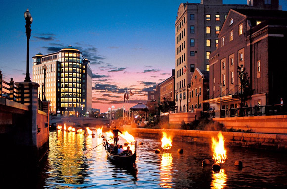 WaterFire in Providence, Rhode Island