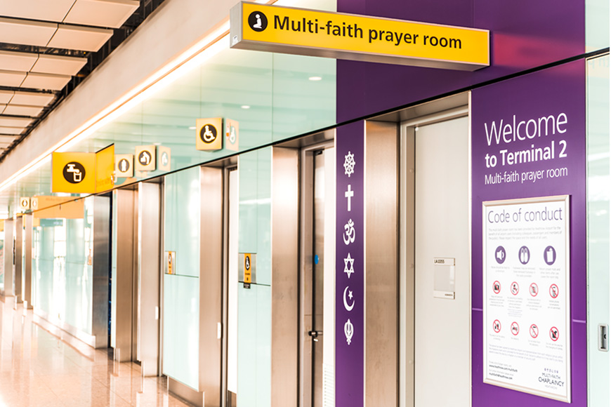 multi-faith prayer room