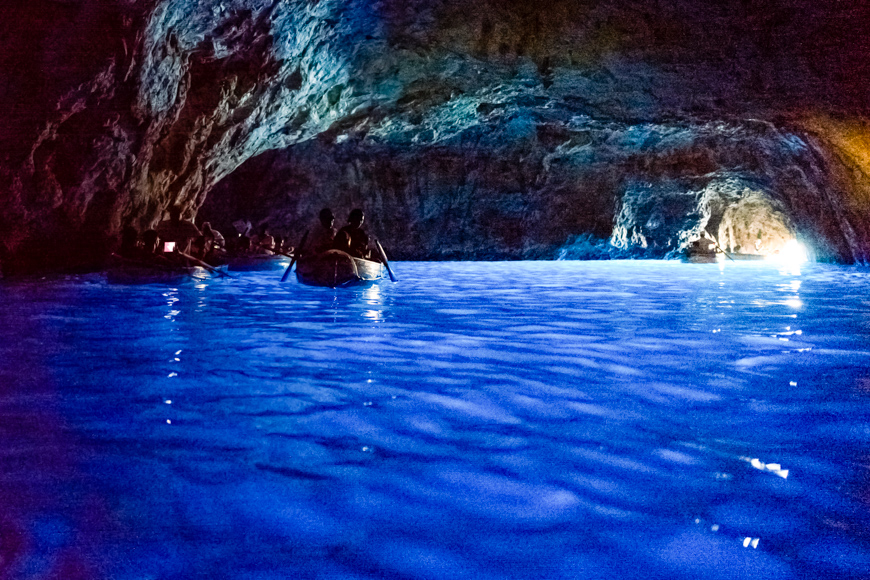Blue grotto, italy
