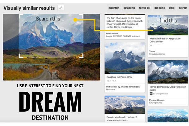Use Pinterest’s New Tool to Help Find Your Dream Destination