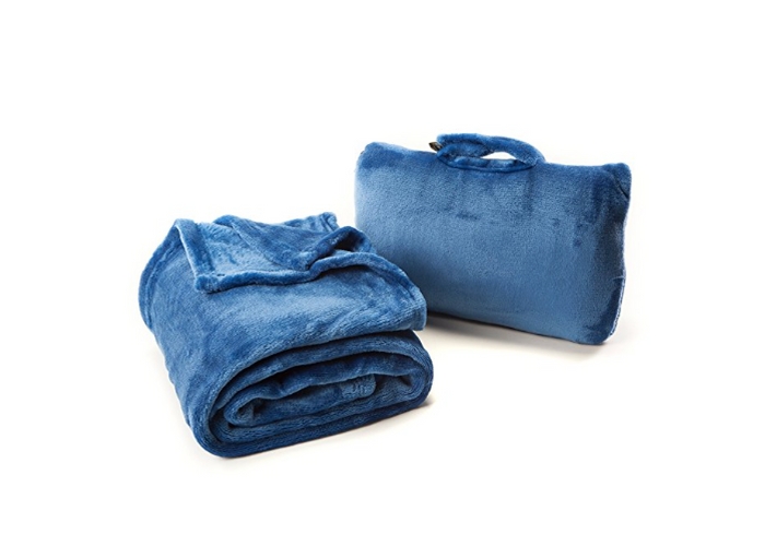 travel gifts $26.99 Cabeau Fold ‘n Go Blanket & Case