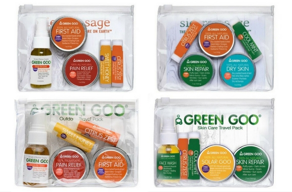 Green Goo toiletries kit