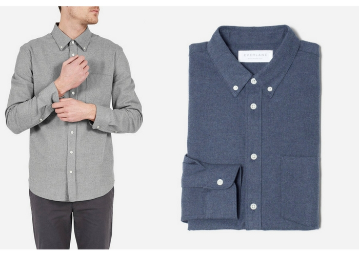 apres ski clothes The Modern Flannel Shirt by Everlane