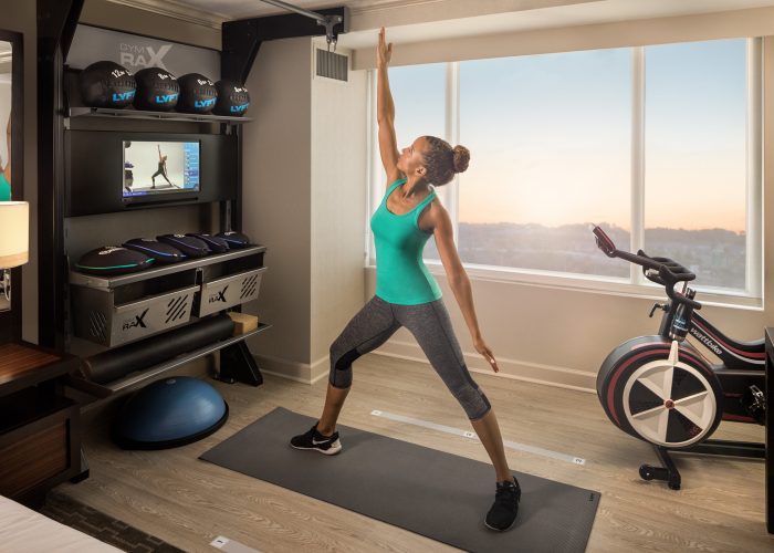 Hilton Has a New Room Category: In-Room Fitness Center
