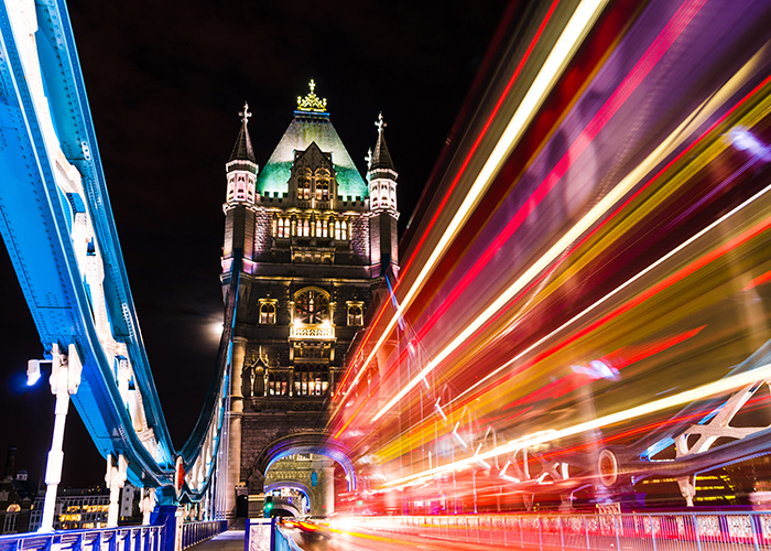 london tower bridge at night