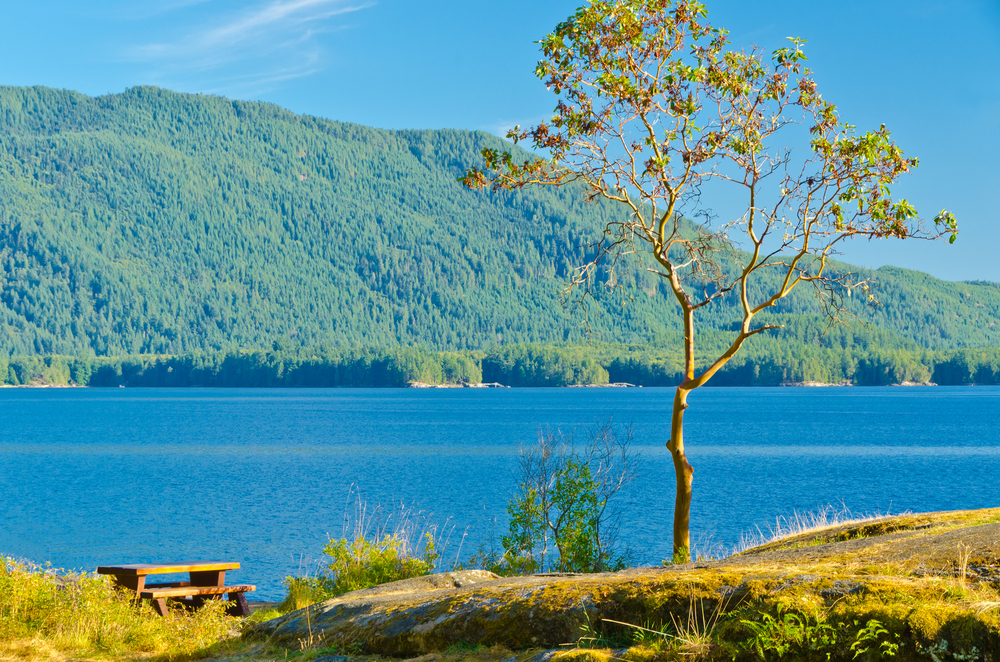 Sunshine coast trail, canada