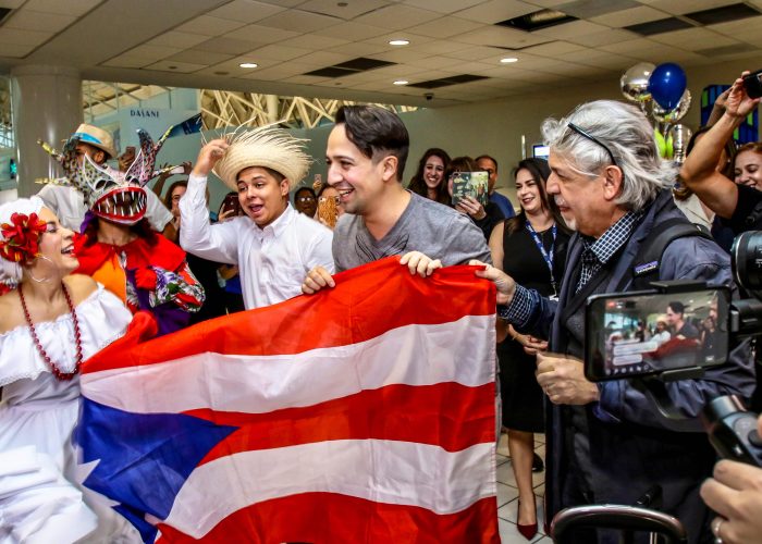musical star Lin-Manuel Miranda arrives in Puerto Rico for role reprisal of Hamilton