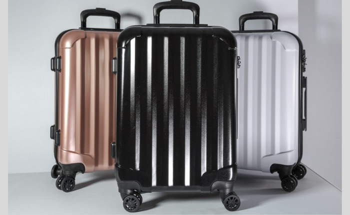 three genius pack supercharged carry-on suitcases