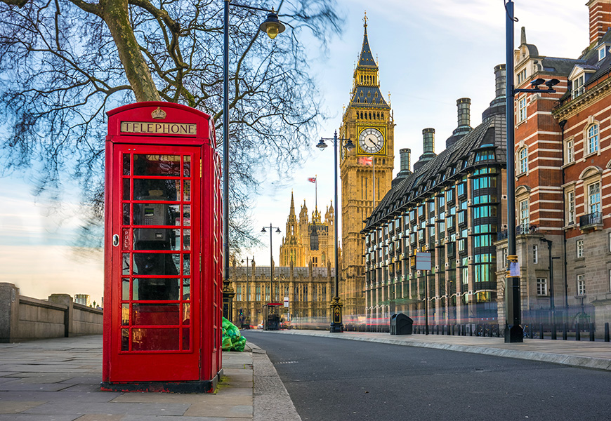 london phone booth and big ben