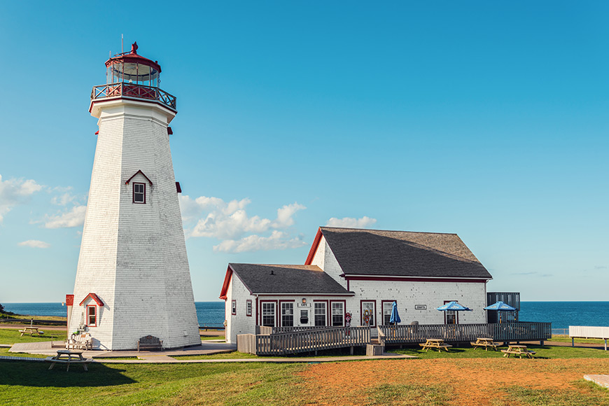 East point lighthouse (point east coastal drive, prince edward island, canada)