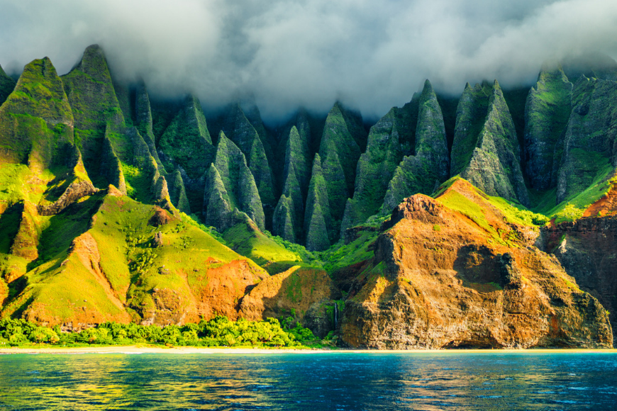 napali coast kauai.