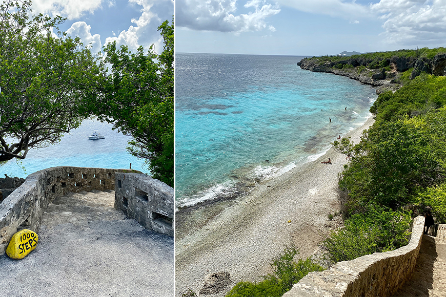 Bonaire 1000 steps beach and dive site