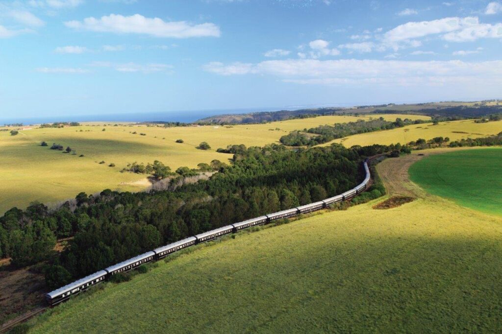 train on journey in south africa