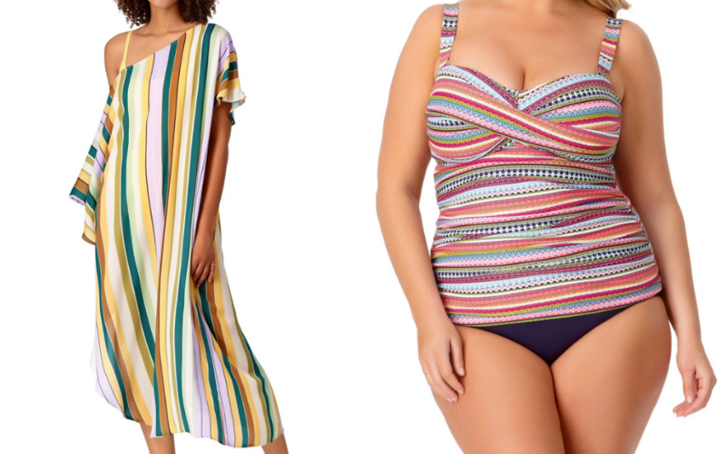 two female bathing suit styles