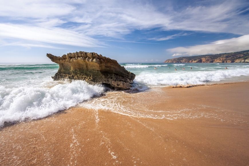 praia do guincho portugal.