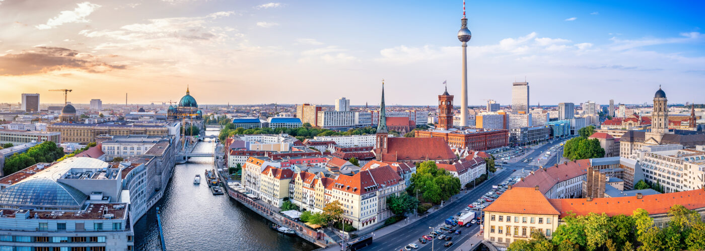 panoramic berlin skyline