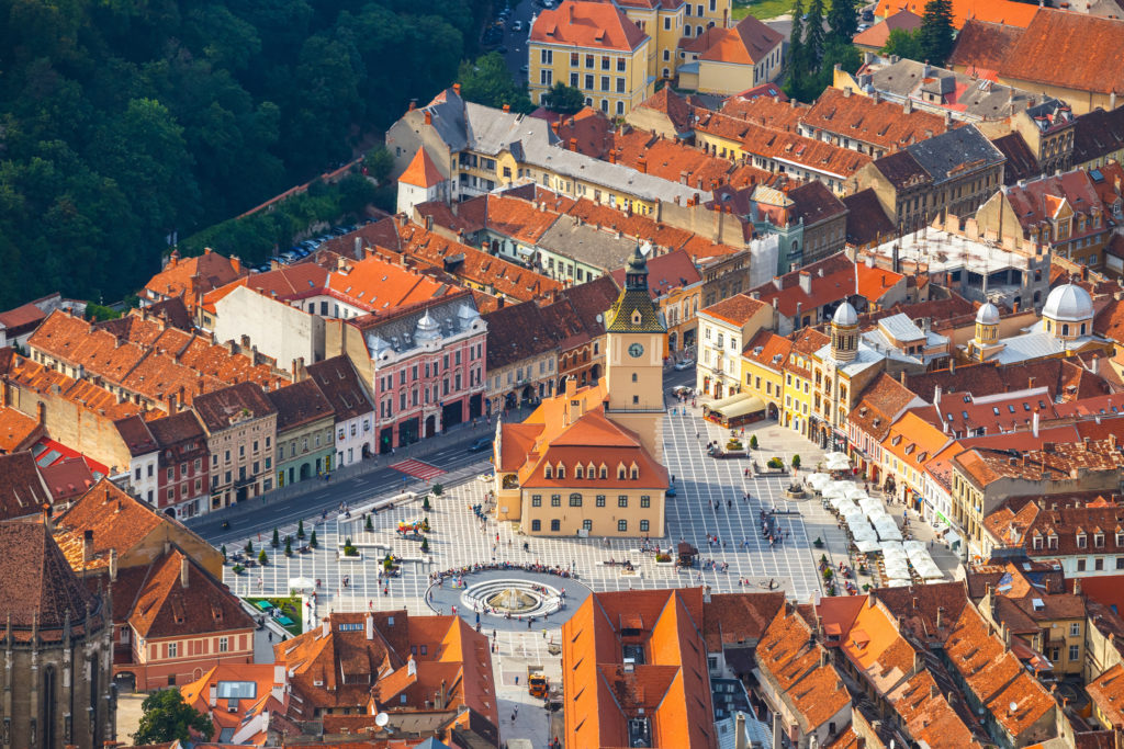 Old Town, Brasov, Transylvania, Romania