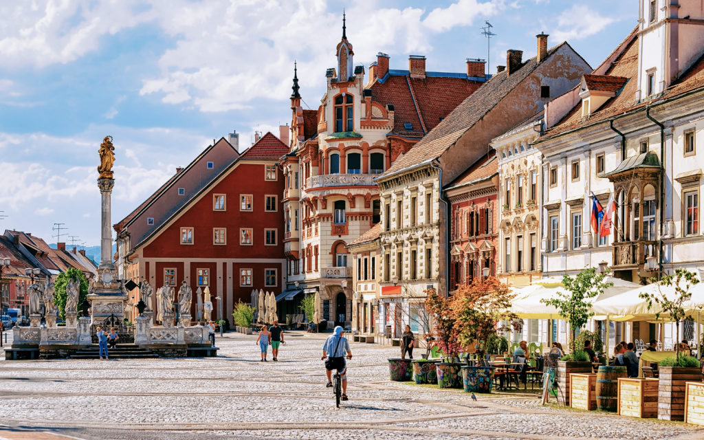 Maribor Town Hall Square Slovenia