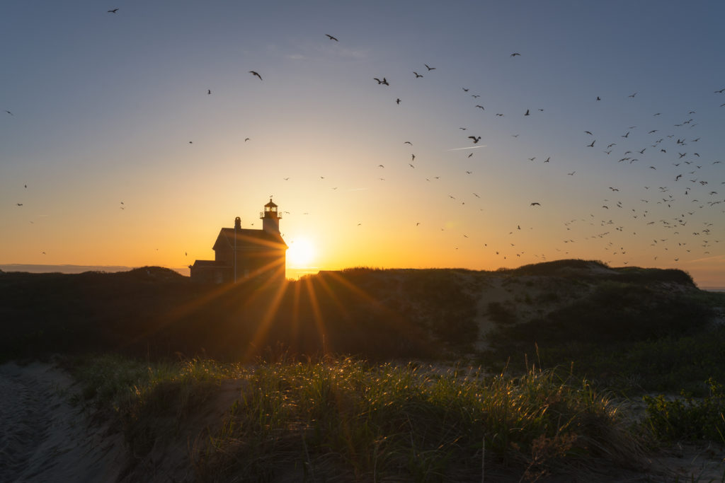 North Lighthouse on Block Island, Rhode Island