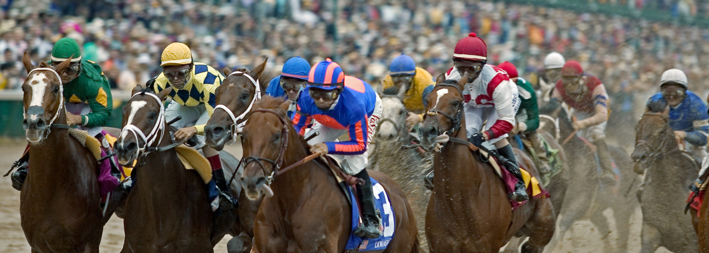 Racers at the Kentucky Derby