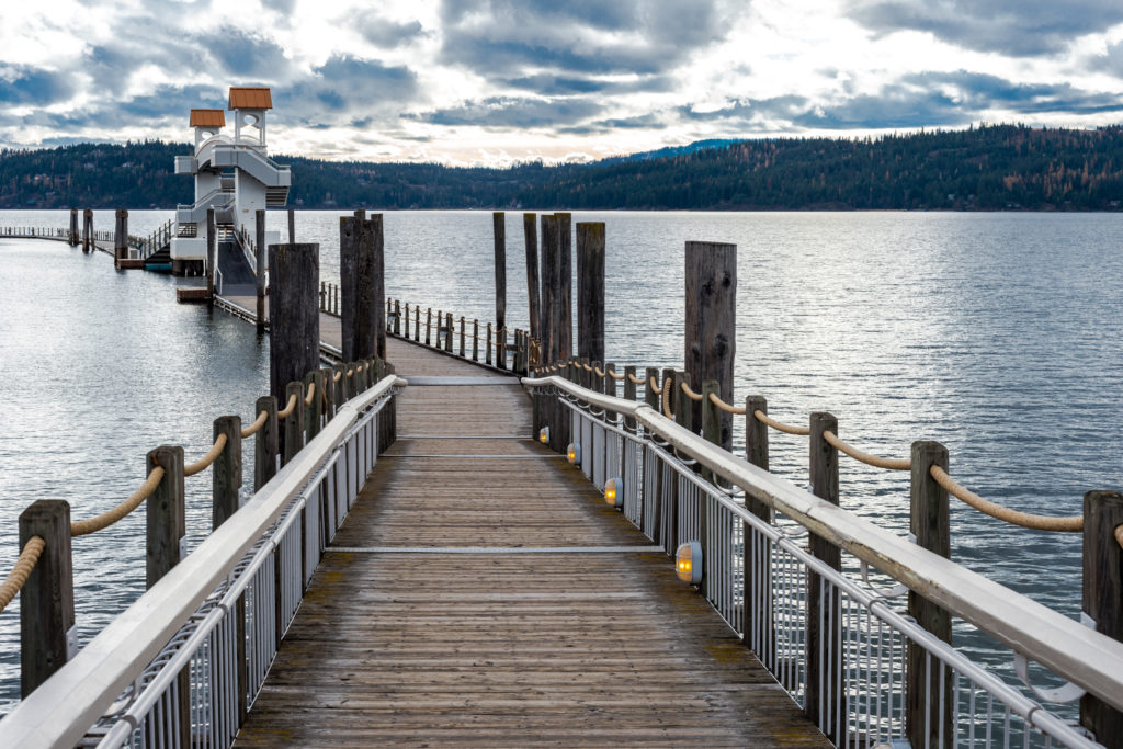 Pier in Lake Coeur D'Alene, Idaho