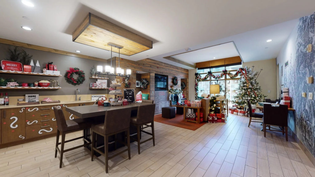 Hallmark holiday movie suite at Club Wyndham Midtown Resort Avon