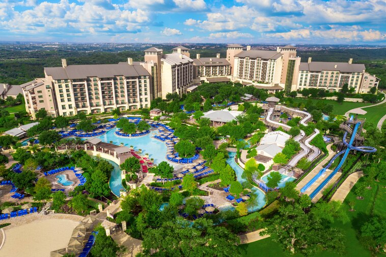 Aerial view of JW Marriott San Antonio Hill Country Resort and Spa