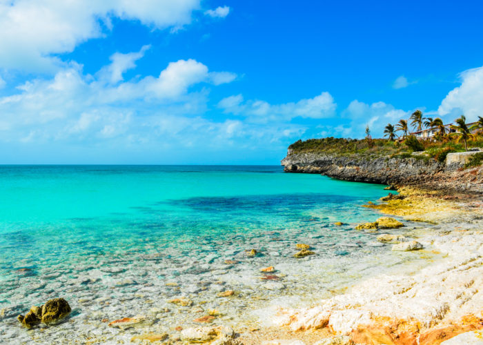 Coastline of Eleuthera, Bahamas