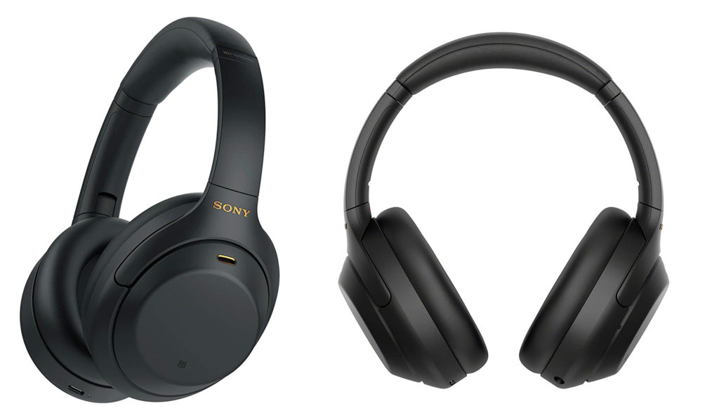 Front and side views of the Sony WH-1000XM4