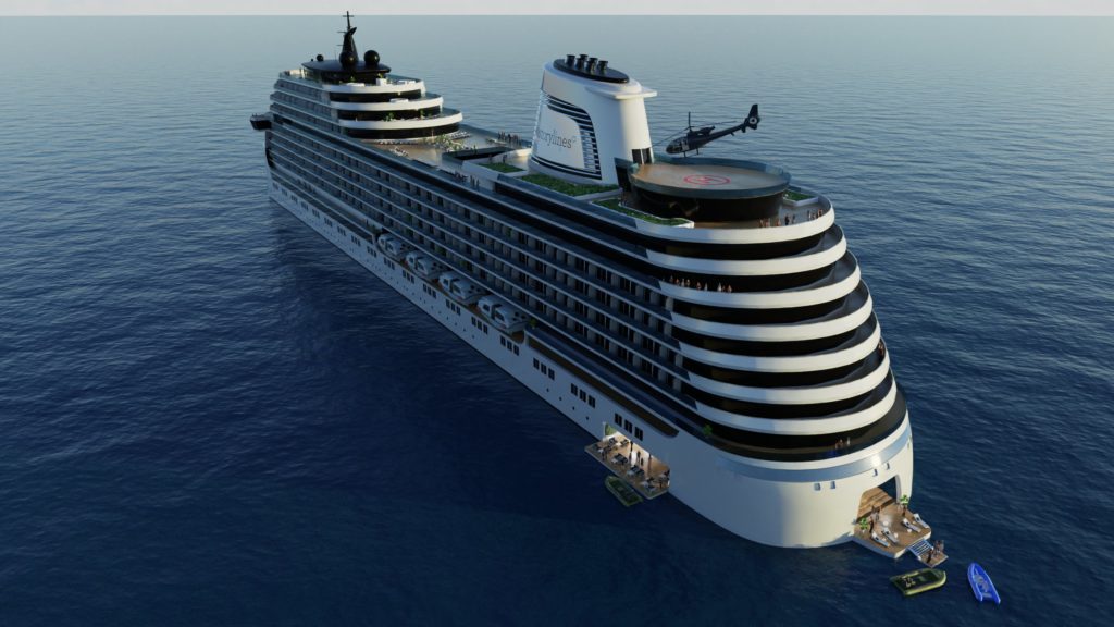 Rendering of the MV Narrative, Storylines' upcoming residential cruise ship