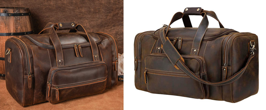 Polare 23" Full Grain Cowhide Leather Duffel