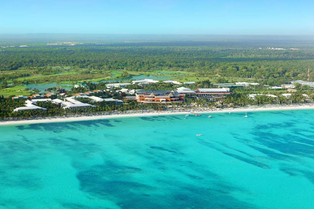 Coastal aerial view of Barceló Bávaro Palace All-Inclusive, Punta Cana, Dominican Republic
