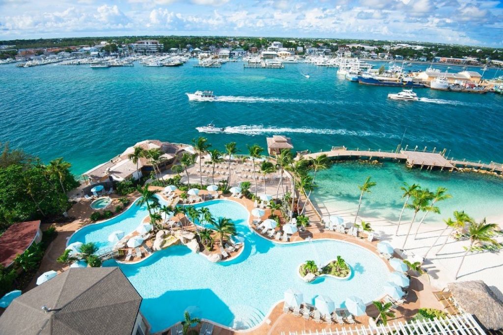 Aerial view of Warwick Paradise Island All-Inclusive Adults-Only, Nassau, Bahamas