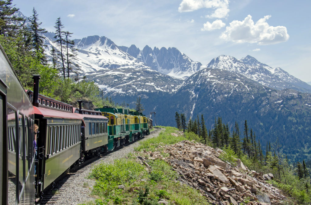 White Pass & Yukon Route Railroad in the Whitehorse Region of Yukon, Canada