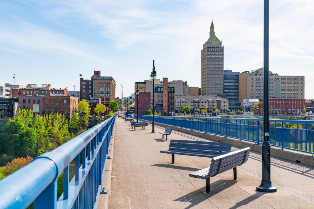 Pont De Rennes Bridge in Rochester, New York