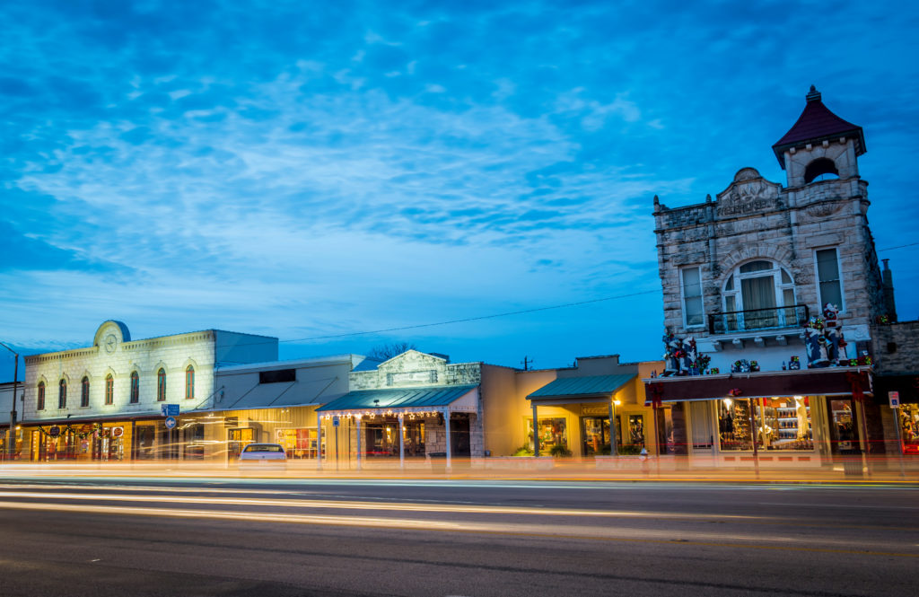 Street in Fredericksburg, Texas