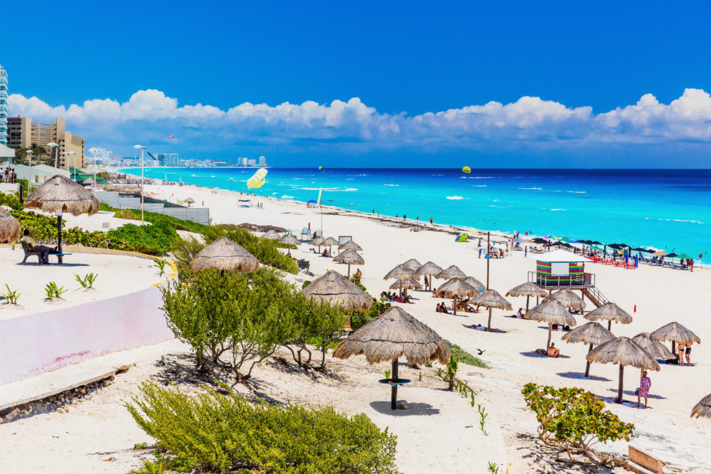 Playa Delfines in Cancún, Mexico