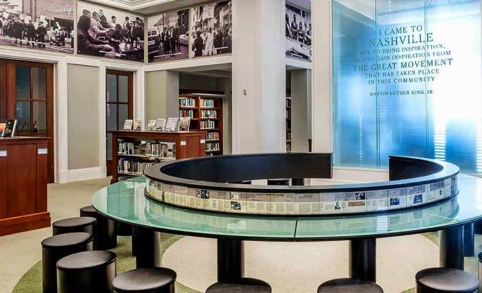 The Civil Rights Reading Room in the Nashville Public Library