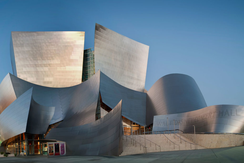 Wal Disney Concert Hall in Los Angeles, California