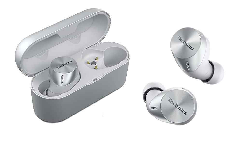 Panasonic Technics True Wireless Bluetooth Earbuds in silver