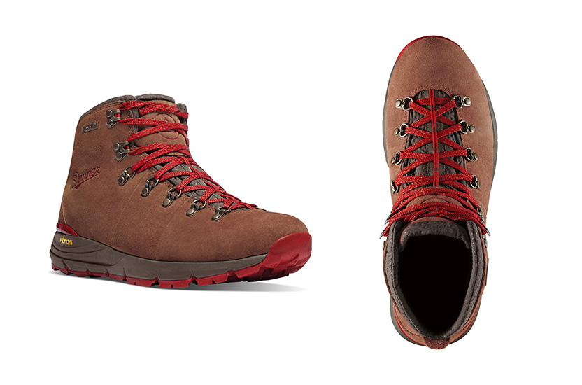 Two views of the Danner Mountain 600 Hiking Boot from Danner