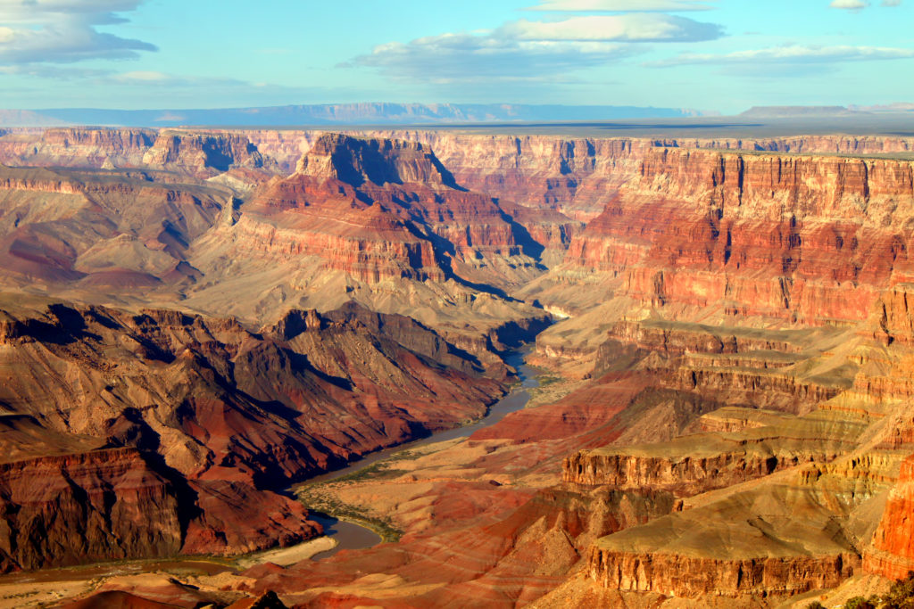 Wide view of the Grand Canyon