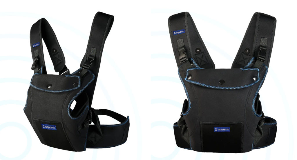 Aquaroo Baby Carrier from two angles
