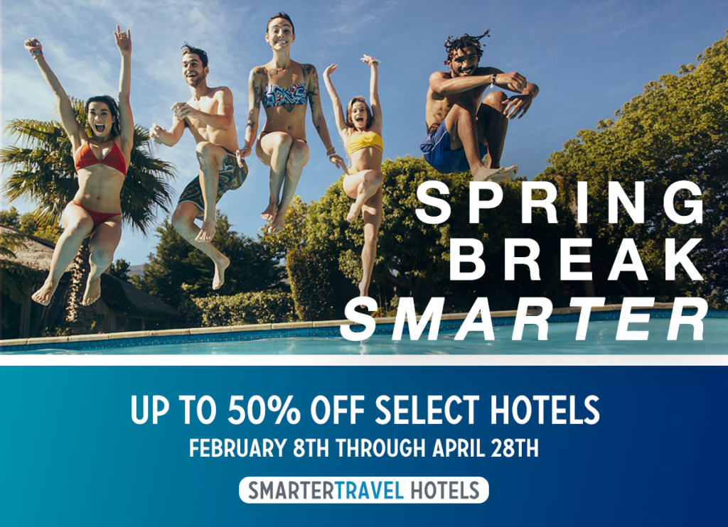 SmarterTravel Hotels Spring Break Sale Ad