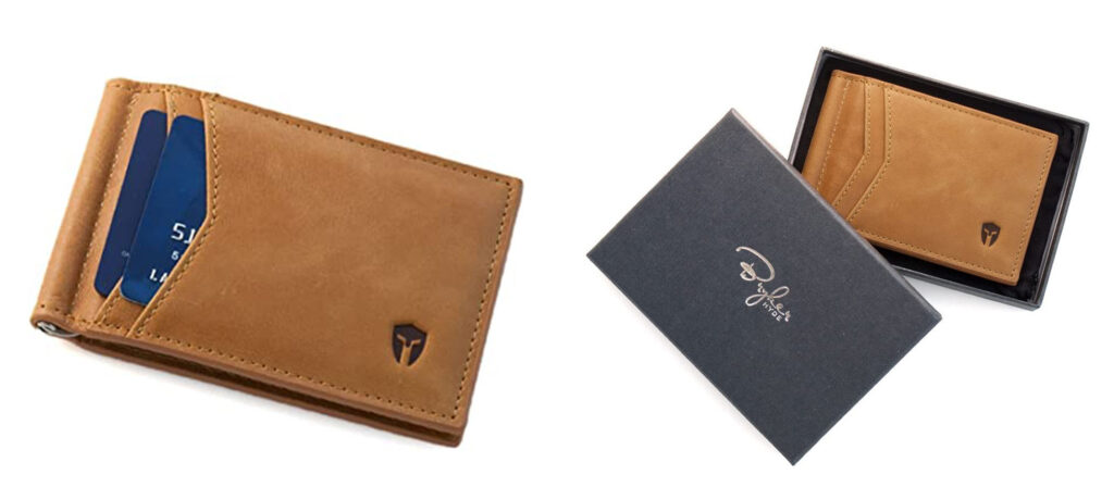 Two views of the Bryker Hyde RFID Wallet