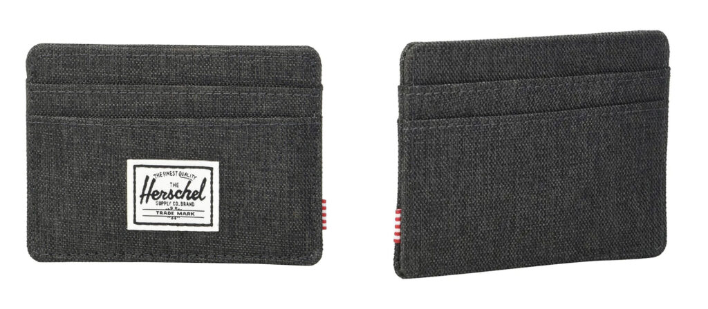 Two views of the Herschel Supply Co. Charlie RFID Wallet